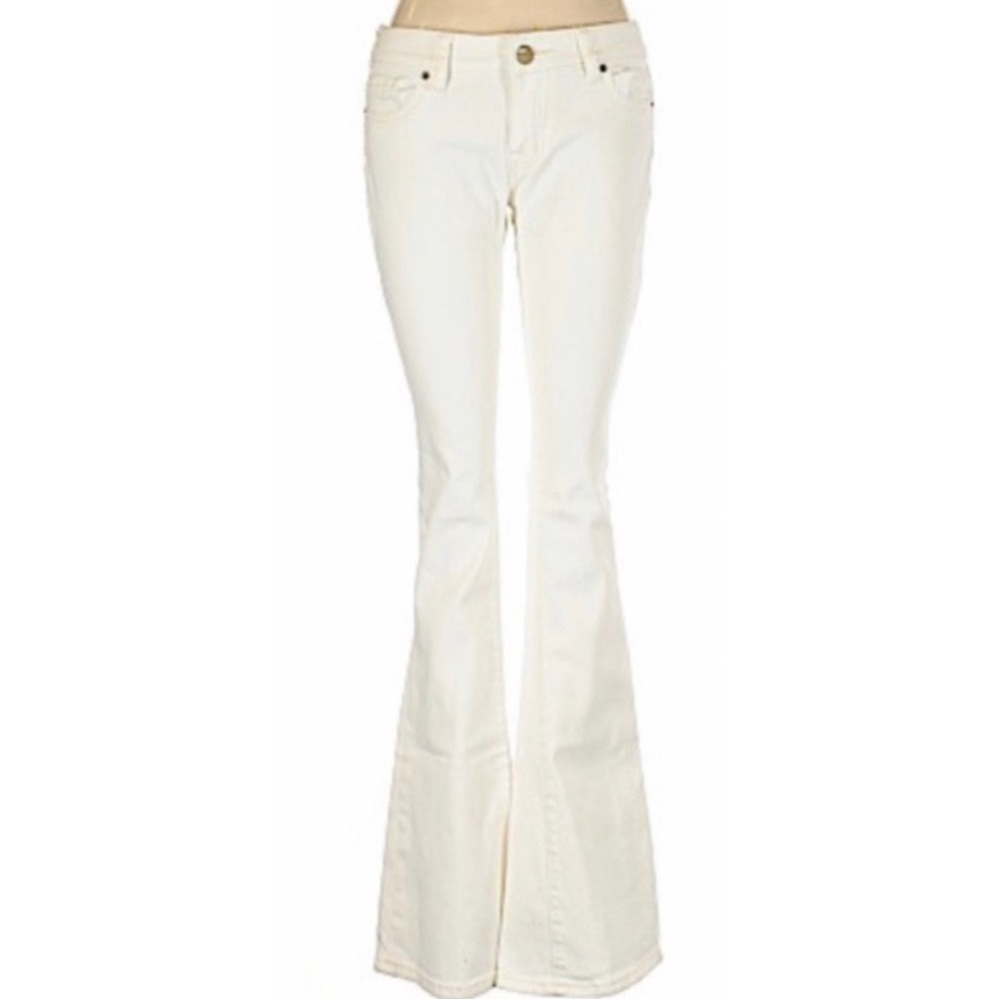 BDG flare white jeans